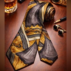 Vintage Bruno Piatelli 100% Italian Silk Tie